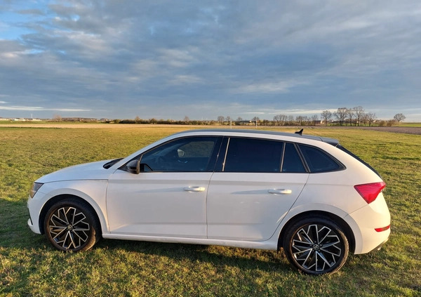 Skoda Scala cena 55900 przebieg: 113000, rok produkcji 2019 z Jarocin małe 232